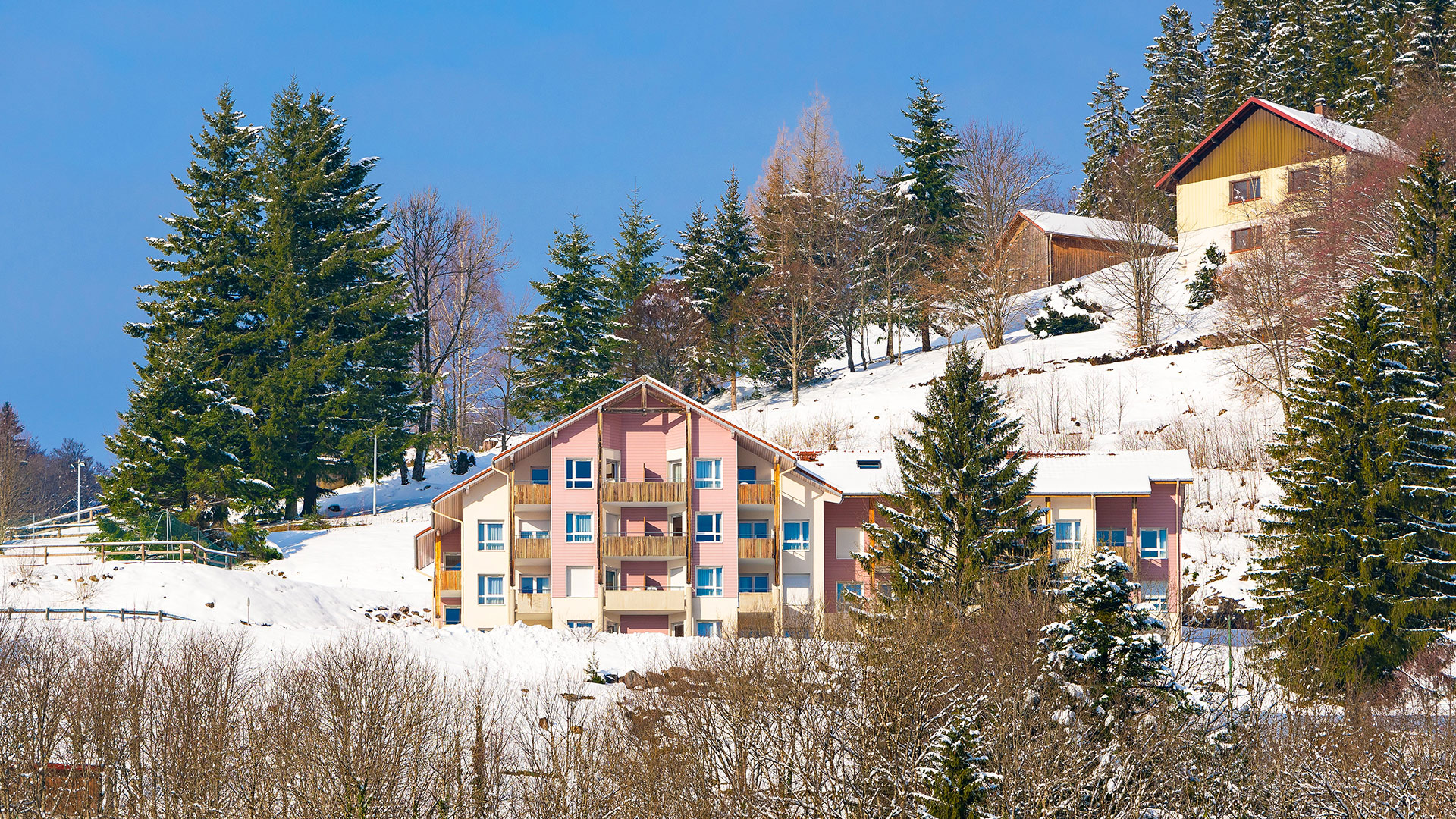 partir bussang residence vacances nature montagne massif vosges hiver ski
