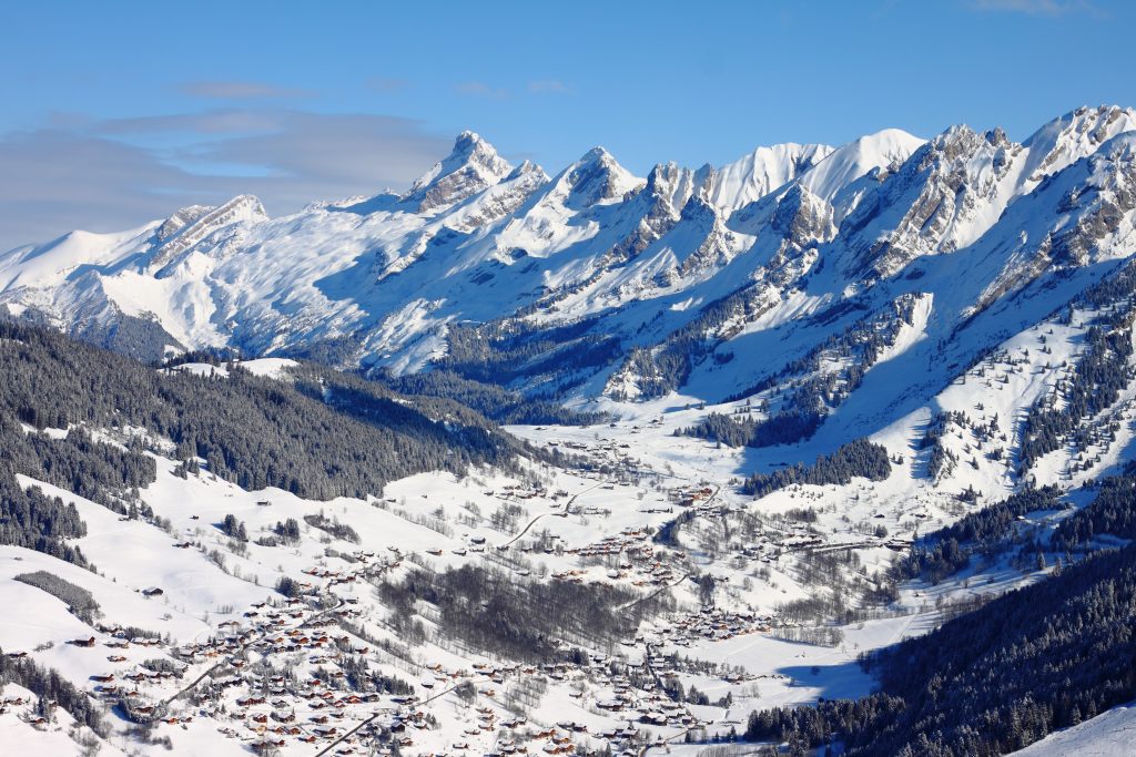 vue hiver de la clusaz 2