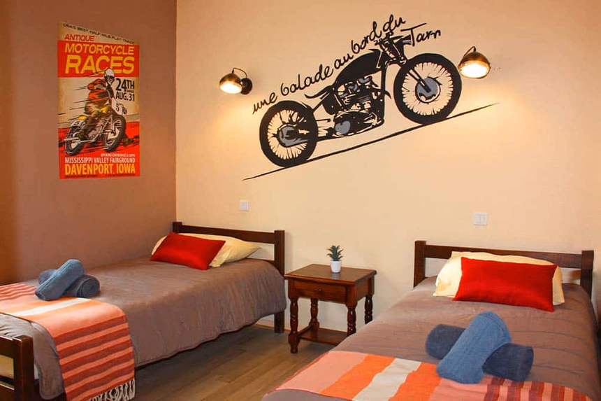 votre chambre twin de votre location de vacances la malene les bateliers 