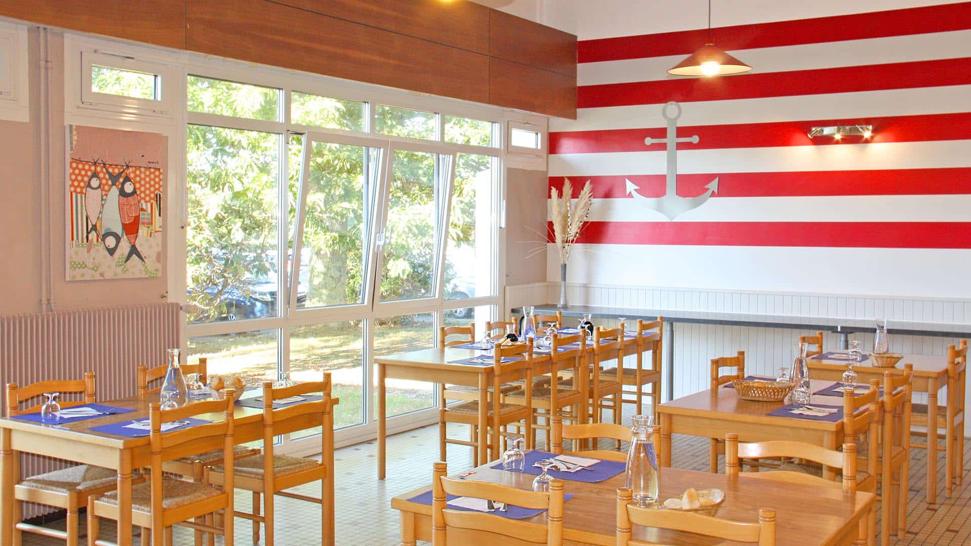 restaurant de la location de vacances azureva tregunc en bretagne 