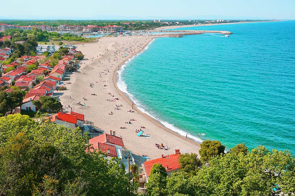 plage du village vacances azureva argeles sur mer 