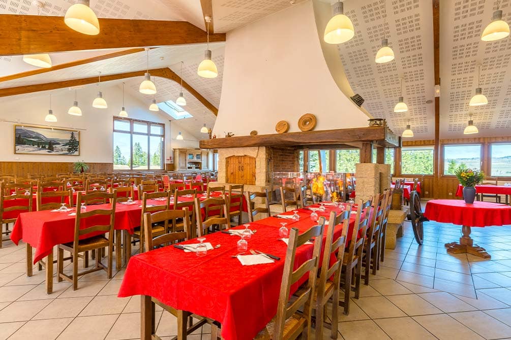 le restaurant du village vacances azureva metabief dans le jura  