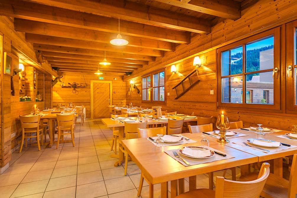 le restaurant montagnard du village vacances azureva metabief dans le jura  