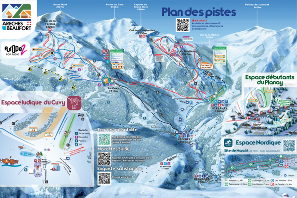 domaine skiable Areches-Beaufort