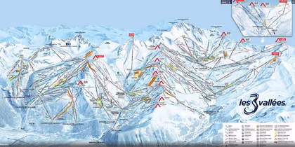domaine skiable les menuires