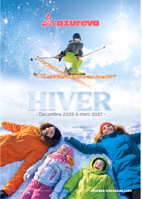 Couverture de la brochure Azureva des vacances d'hiver