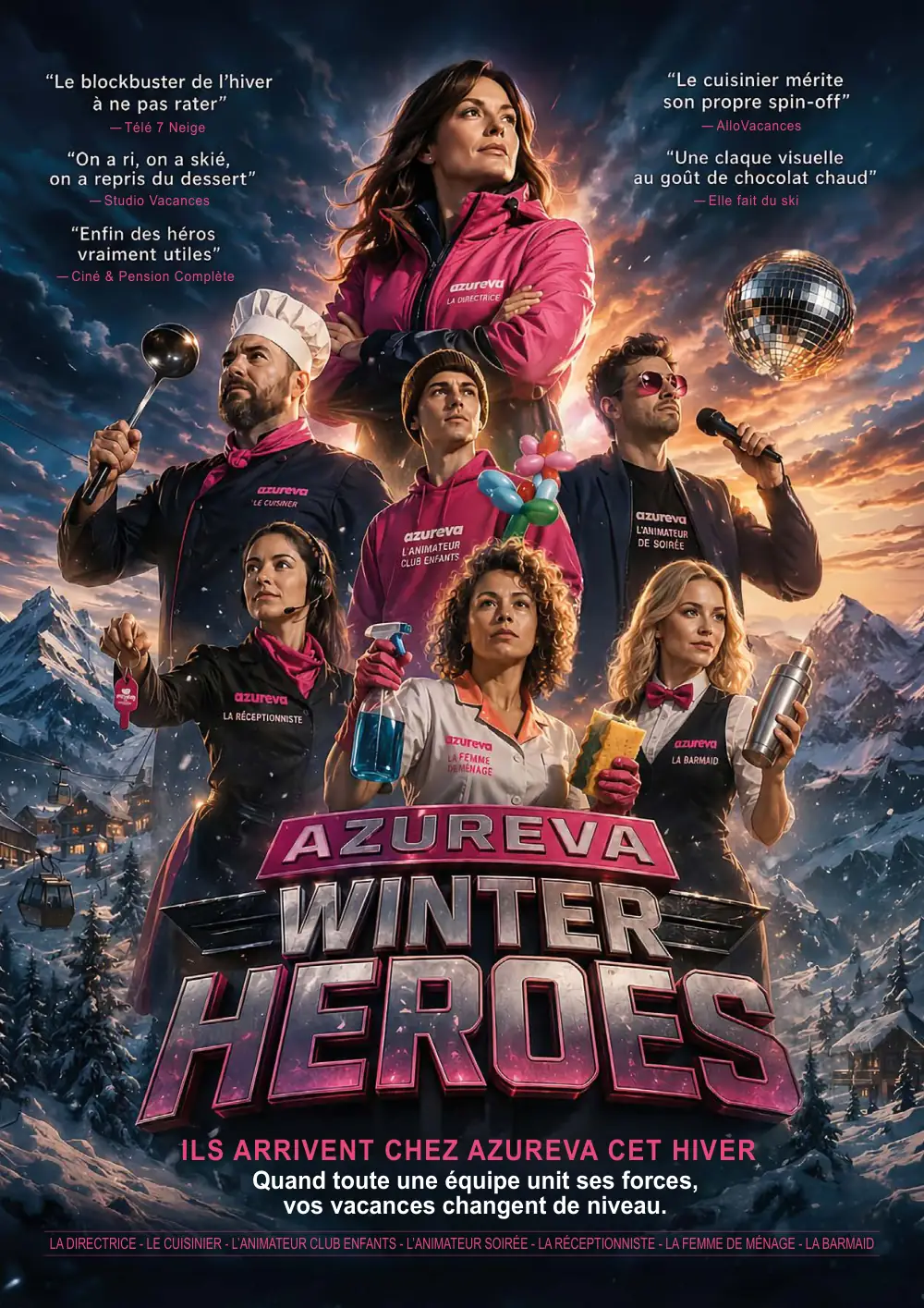 — AlloVacances — Télé 7 Neige — Studio Vacances — Elle fait du ski — Ciné & Pension Complète ILS ARRIVENT CHEZ AZUREVA CET HIVER Quand toute